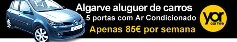 Algarve car hire. 5 door with air conditioning from 85 euros per week